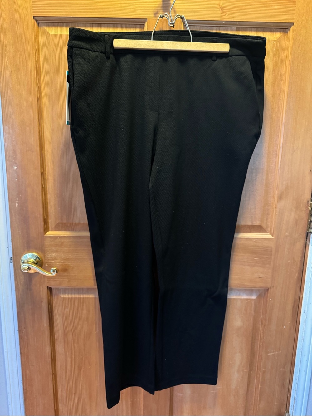 Dalia Women's Black Straight-Leg Dress Trousers